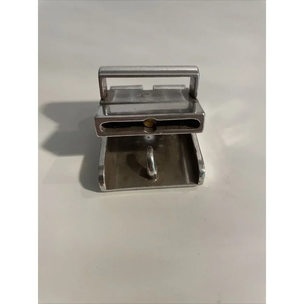Vintage Harley Davidson Belt Buckle Silver Color With‎ Black Logo